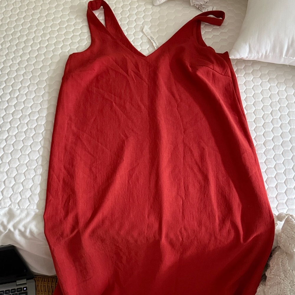 lululemon athletica Red/orange Maxi Dress